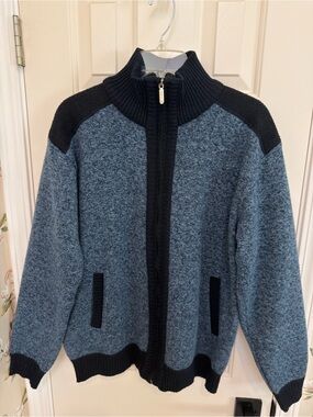 Yeokou Thick Knitted Cardigan Zip Sweater